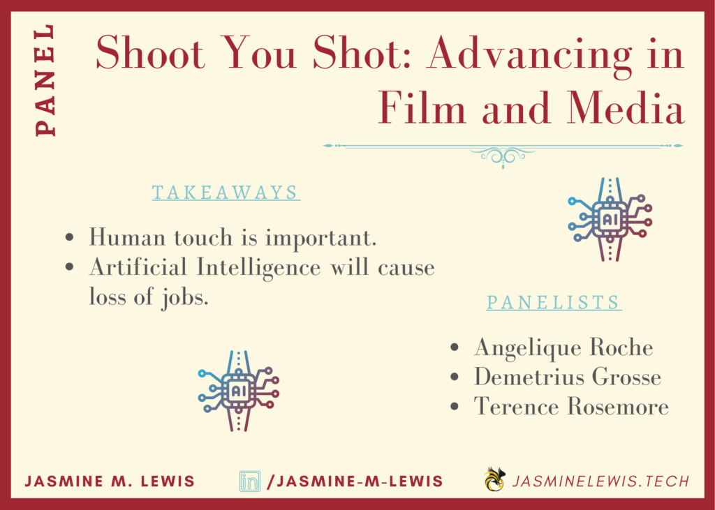 Panel - Shoot You Shot: Advancing in Film and Media